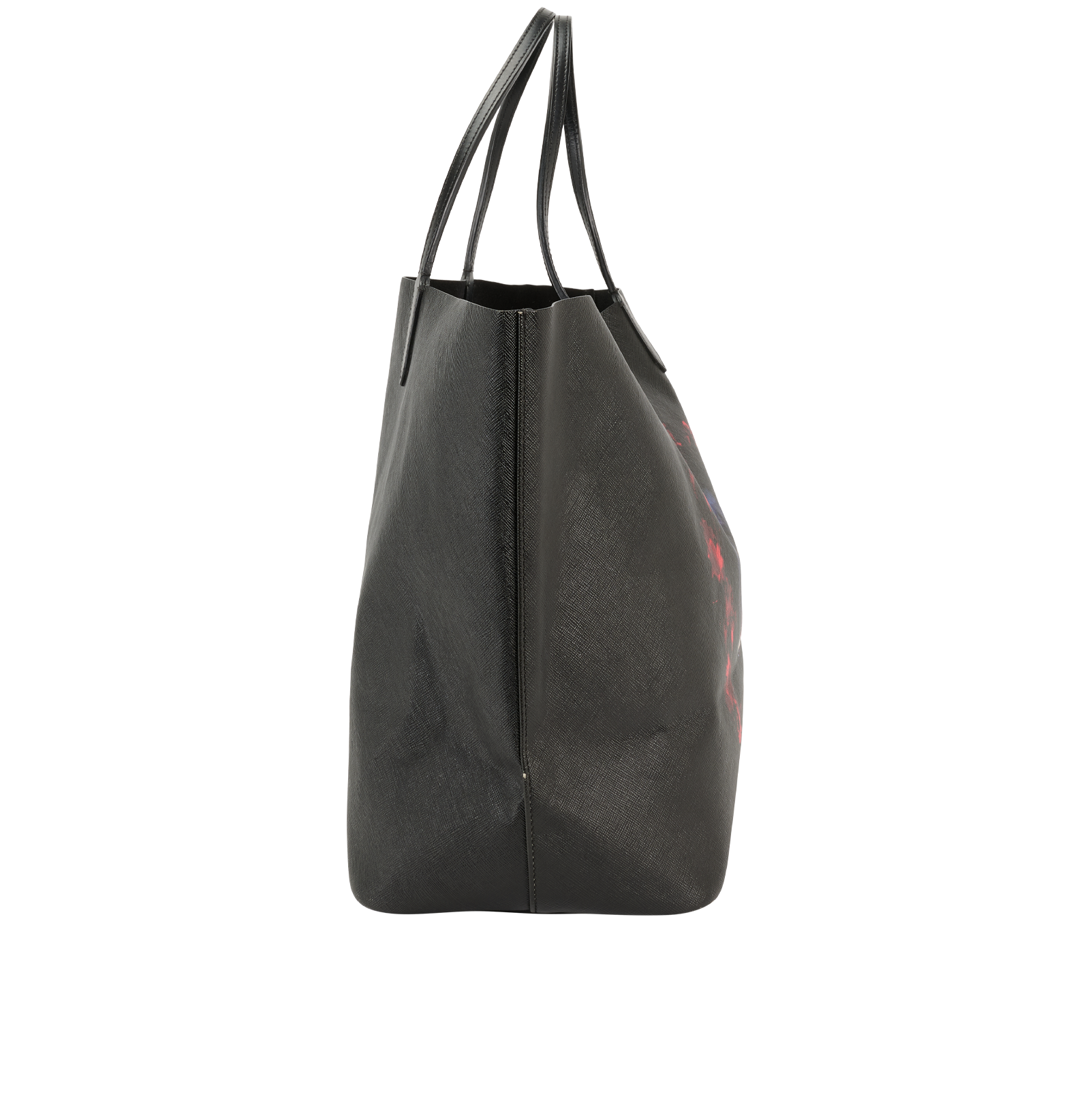 Panther Antigona Tote, &pound;275, Handbags, Black, Leather, Side view